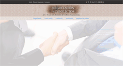 Desktop Screenshot of negociacionyconflictos.com